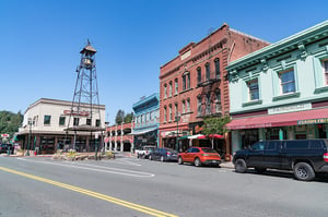 View of downtown Placerville, California