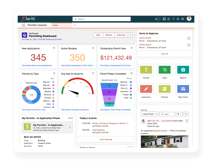 Clariti Enterprise Dashboard